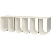 Kristina Dam Studio - Curved Wandregal, beige