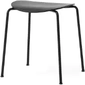 &tradition - Pavilion AV36 Barhocker, H 46 cm, Eiche schwarz (Kunststoffgleiter)