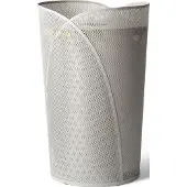 Gejst Oya Wäschekorb, hellgrau, Höhe 69cm, 75 Liter, Stahl - , Oya, Grau, für Wohnzimmer, Metall, Design
