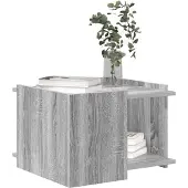 vidaXL Couchtisch Sonoma-Grau 50,5 x 50 x 33 cm Holzwerkstoff