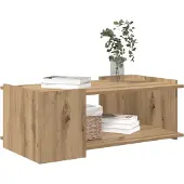 vidaXL Couchtisch Artisan-Eiche 90 x 50 x 33 cm Holzwerkstoff