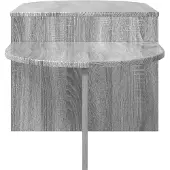 vidaXL Couchtisch Sonoma-Grau 100 x 50 x 40 cm Holzwerkstoff