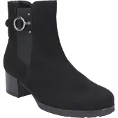 Gabor Stiefelette 501.17, Rauleder, Schwarz, Damen