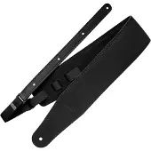Richter Beavertail Gitarrengurt Bullneck Wild Black - Gitarrengurt