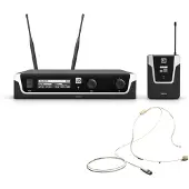 LD Systems U506BPHH Funkmikrofon mit Bodypack und Headset hautfarben