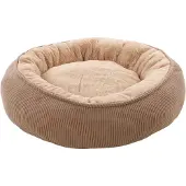 Flamingo Hundebett mit Reißverschluss Colette Rund 46 cm Taupe