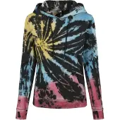 Urban Classics Kapuzenpullover "Damen Ladies Tie Dye Hoody" 1 Stk.