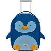 Samsonite Kinderkoffer "Happy Sammies ECO, Penguin Peter" 22,5 l 2 Rollen mit arretierbarem und versenkbarem Druckknopf-Trolleysystem