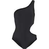 Urban Classics Badeanzug "Damen Ladies Asymmetric Cut Out Swimmsuit"