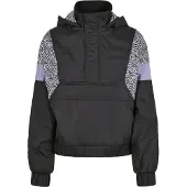 Urban Classics Allwetterjacke "Damen Ladies AOP Mixed Pull Over Jacket" 1 Stk. tlg. mit Kapuze