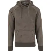 Urban Classics Sweatshirt "Herren Imitation Suede Hoody", 1 Stk.