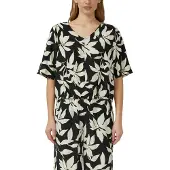 s.Oliver Shirtbluse weite Passform, V-Ausschnitt