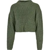 Urban Classics Rundhalspullover "Damen Ladies Wide Oversize Sweater" 1 Stk.