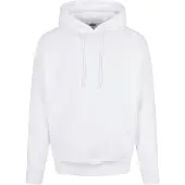 Urban Classics moderner Herren Hoodie Kordelzug Rippstrick 380 g/m² mit Baumwolle Weiß