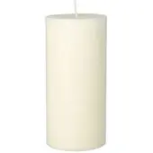 Papstar Stumpenkerze Ø 70 mm, 150 mm aus 100% Stearin, durchgefärbt weiss