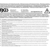 Bgs 4014 3/3 Werkstattwageneinlage: Schraubendreherset, 23-tlg.