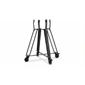 BASTE Kamado Untergestell 13 Zoll Edelstahl Rollbar 90 cm Arbeitshöhe