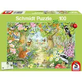 Schmidt Tiere im Wald. Puzzle 100 Teile