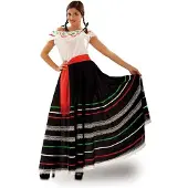 My Other Me Fun Company Mexikanisches Kleid Und Schärpe Kostüm