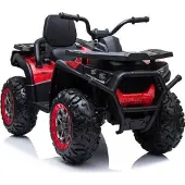 Lean cars Elektrisches Ride-On-Quad XMX607, rot lackierter Spider