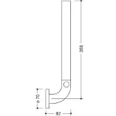 Hewi 801.21.203 50 Reservepapierhalter Ser 801,