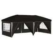 Syfax Pop-up Partyzelt 575 x 288 x 245 cm Schwarz