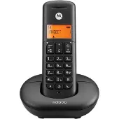 Motorola Schnurloses Festnetztelefon | E201 | Eingebautes Display | Schwarz