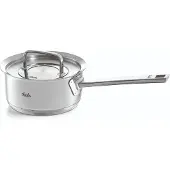 Fissler Original-Profi Collection / Edelstahl-Stielkasserolle (Ø 16 cm, 1,4 L) kleiner Milch-Topf mit Metall-Deckel, Innen-Skalierung – Induktion