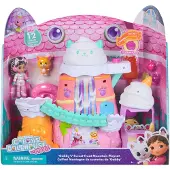 Gabby's Poppenhuis Gabby's Dollhouse DREAMWORKS : DER FILM - Zuckerguss-Gebirge Spielset, 12-teiliges Spielset mit Gabby Figur, Leopold & Puppenhaus-Zubehör, Aktion/Abenteuer, 3 Jahr(e), Mehrfarbig
