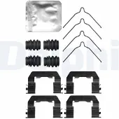 Delphi LX0736 Zubehörsatz Scheibenbremsbelag Vorne für HYUNDAI Santa Fé III (DM) für SSANGYONG Korando SUV (CK)