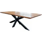 KAWOLA Esstisch SELVA Akazie massiv Schweizer Kante 240x100cm