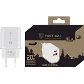 HARAHU Taktisches Dual-20W-Netzladegerät – USB und USB-C – Weiß KP31218
