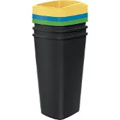 Prosperplast Mülleimer Compacta Q 25L Set 3 Stück