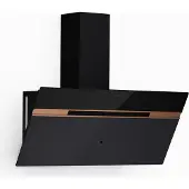 Klarstein Alina Dunstabzugshaube - 90cm Kopffreihaube, 690 m³/h Luftstrom, Boost-Funktion, A++ , LED-Beleuchtung, Umluftbetrieb, Schwarz
