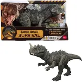 Jurassic World Wild Roar Dinosaurier-Actionfigur Spielzeug, Beißangriff und Brüllgeräusch, 4 Jahr(e), Mehrfarbig, Kunststoff