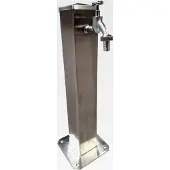 Markenlos Wassersäule Edelstahl 3/4 Zoll, 50 cm
