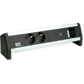 Bachmann DESK 2xSchutzkontakt USB C, USB Charger 60W 1xABD GST18