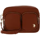 U.S. POLO ASSN. Umhängetasche Mansion Crossbody Bag With Pockets Tan braun