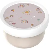 Mepal Campus Fruchtbox 300 ml mit Gabel - Sunshine & rainbow