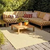 FRAAI In- & Outdoor Teppich - Summer Tile Gelb 120x170 cm