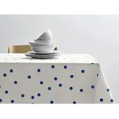 Södahl Tischdecke Tiles Royal Blue-100 x 140 cm
