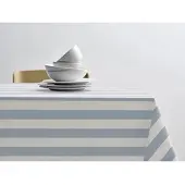 Södahl Tischdecke Parallel Linen Blue-100 x 140 cm