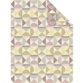 Ibena Jacquard Wohndecke GEOCA - B/L ca. 150,00x200,00