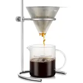 Bodum Kaffeestation Pour Over Silber 1 L