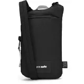 Pacsafe Umhängetasche Go Tech Crossbody Bag Jet Black schwarz