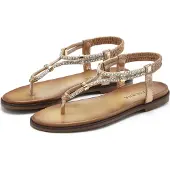 LASCANA Zehentrenner Sandale, Sommerschuh, offener Schuh, rose Größe 36