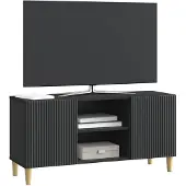 vidaXL TV-Schränk Schwarz 102 x 34,5 x 50 cm Holzwerkstoff