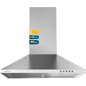 Cecotec Konventioneller Rauchfang Bolero Flux PM 604300 Inox C Stahl