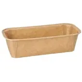 Papstar 25 Backformen "pure" eckig braun 1033 ml