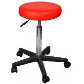 vidaXL Bürohocker Rot